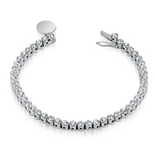 Load image into Gallery viewer, Bezel Set Diamond Tennis Bracelet
