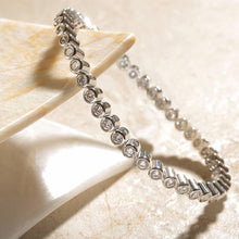 Load image into Gallery viewer, Bezel Set Diamond Tennis Bracelet
