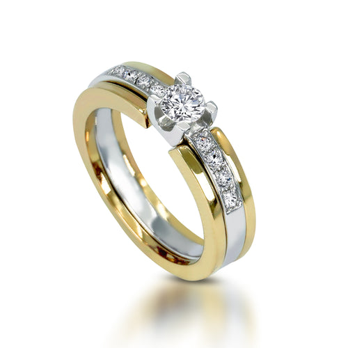 My_Diamond_Philippines_Engagement_Ring_Two_Tone_Diamond_Unity_wedding_Diamond_Ring This Two-Tone Diamond Unity Ring has crafted in 14K Yellow and White Gold with a single 0.30-carat round diamond  Available at the following My Diamond Stores: My Diamond SM Mall of Asia My Diamond Glorietta 4 My Diamond SM Aura Premier My Diamond Gateway Mall My Diamond Festival Supermall My Diamond Robinsons Place Manila My Diamond Shangri-La Plaza Mall My Diamond SM City North EDSA