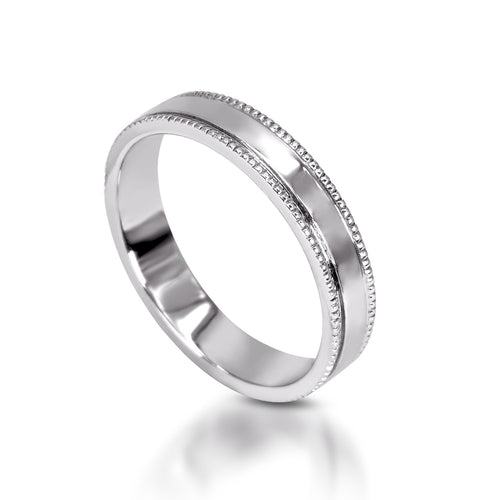 My Diamond Philippines Jewelry Store Milgrain Edge Wedding Ring for men
